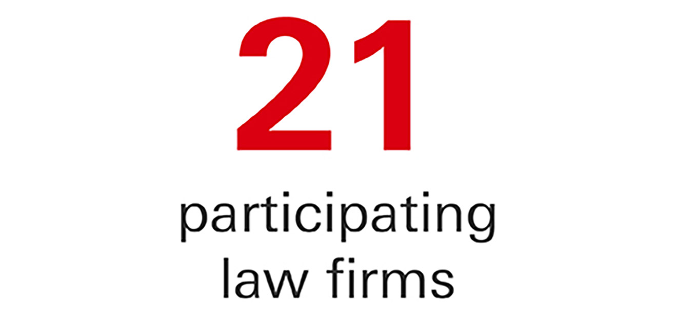 21 participating law firms